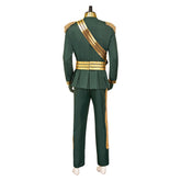 Wicked: For Good (2025) Fiyero Golden Green Suit Set Outfits Cosplay Costume